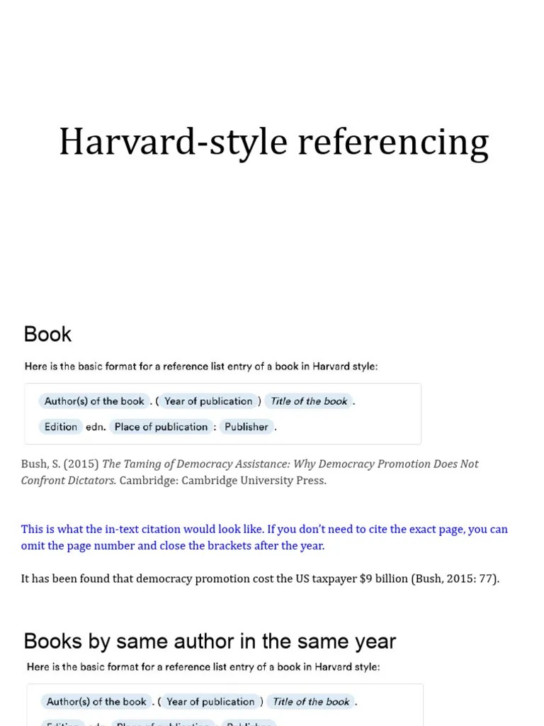 Harvard-Style Referencing With Examples | PDF | Citation | Public Sphere