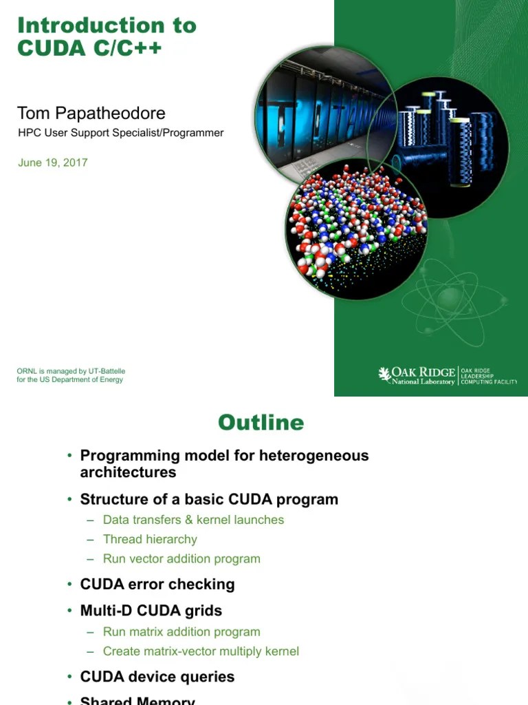 Intro To CUDA | PDF | C (Programming Language) | Graphics Processing Unit