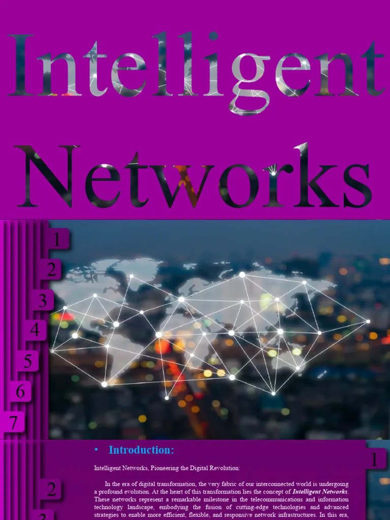Intelligent Networks | PDF | Computer Network | Communication