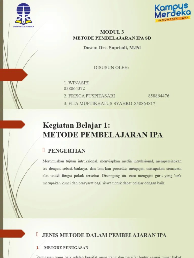 Ppt Pembelajaran Ipa Di Sd Powerpoint Presentation Free Download Id 3476727 - Colorful Picture Collection - Desktop Quality