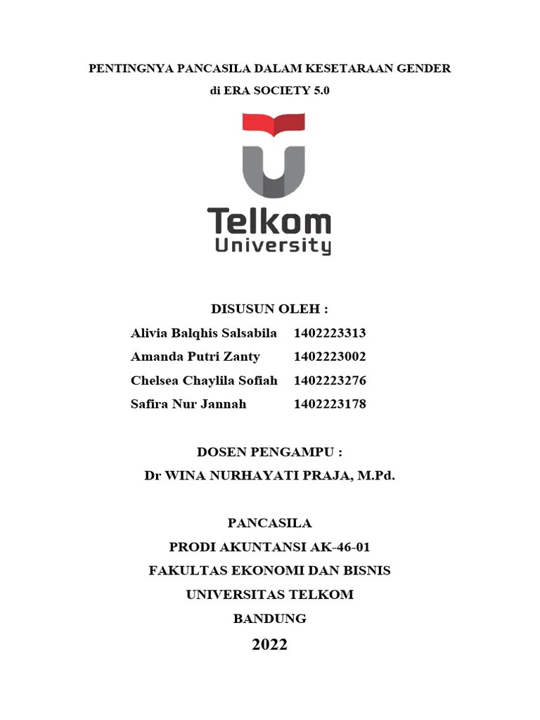 Pentingnya Pancasila Bagi Generasi Muda Di Era Society 5 | PDF