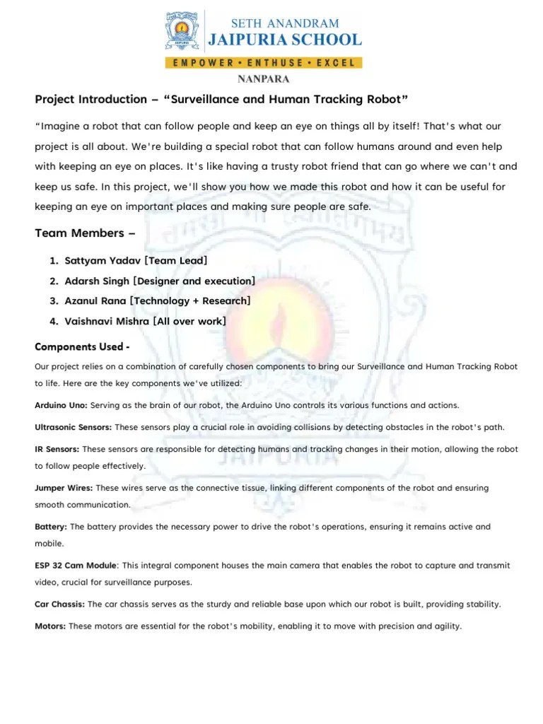 Report Robotics | PDF