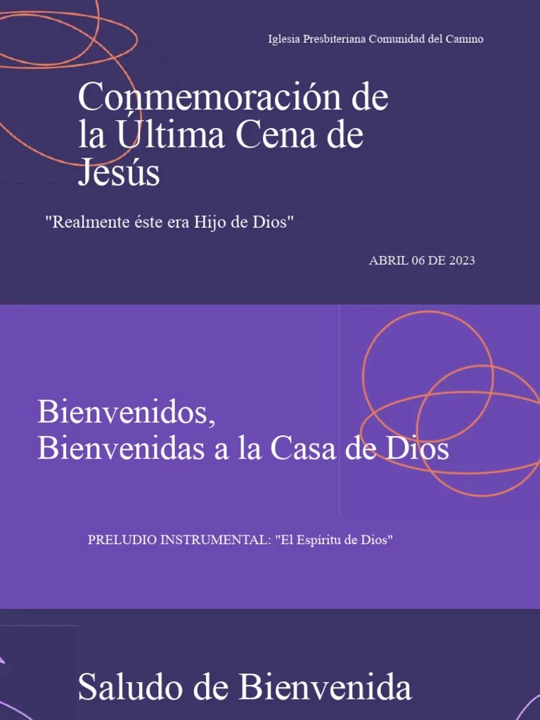 Conmemoración De La Última Cena De Jesús | PDF | Eucaristía | Cristo ...
