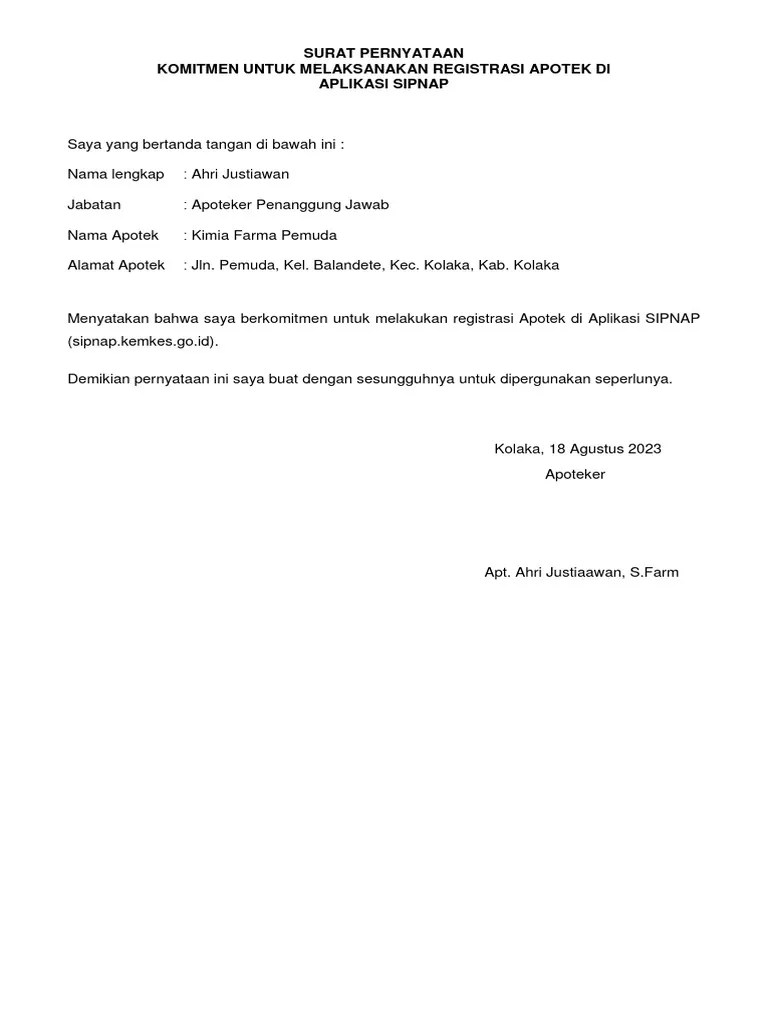 Standar Usaha Apotek | PDF