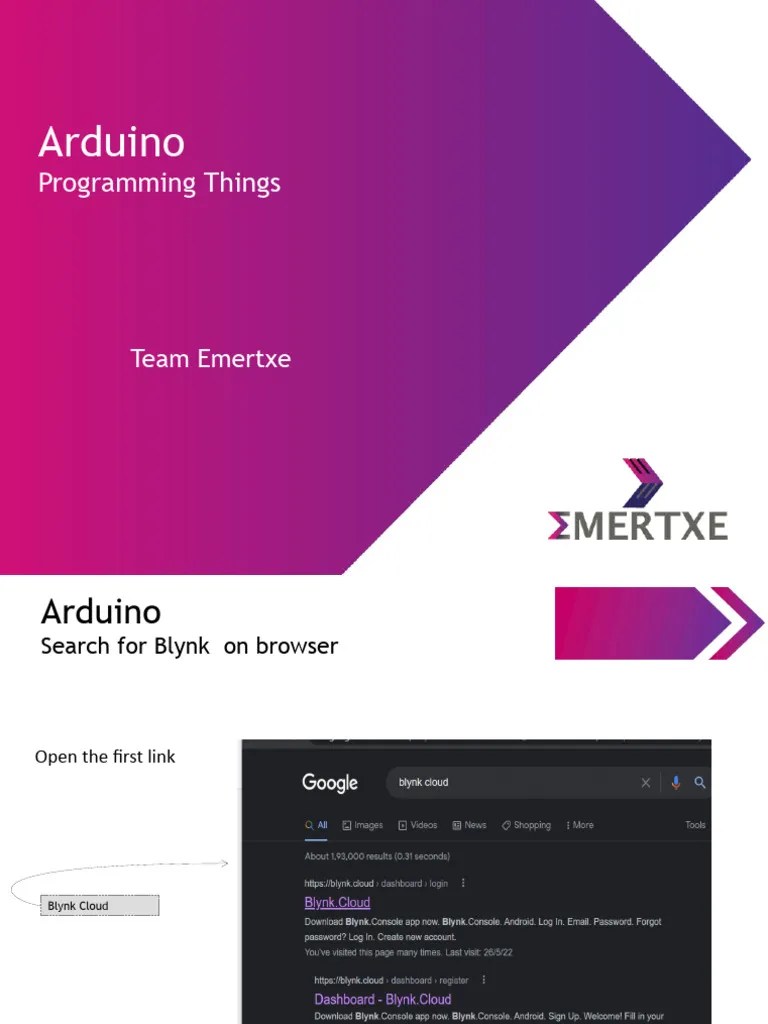 5 - Getting - Started - With - Blynk - Console - Help | PDF | Arduino ...