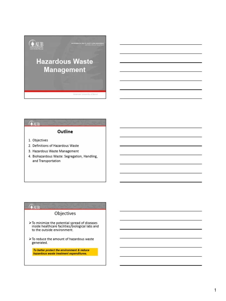 Waste Management | PDF | Waste | Hazardous Waste