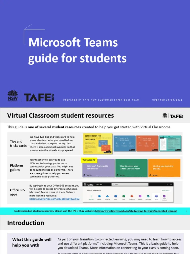 Student Guide For Microsoft Teams | Download Free PDF | Tablet Computer ...