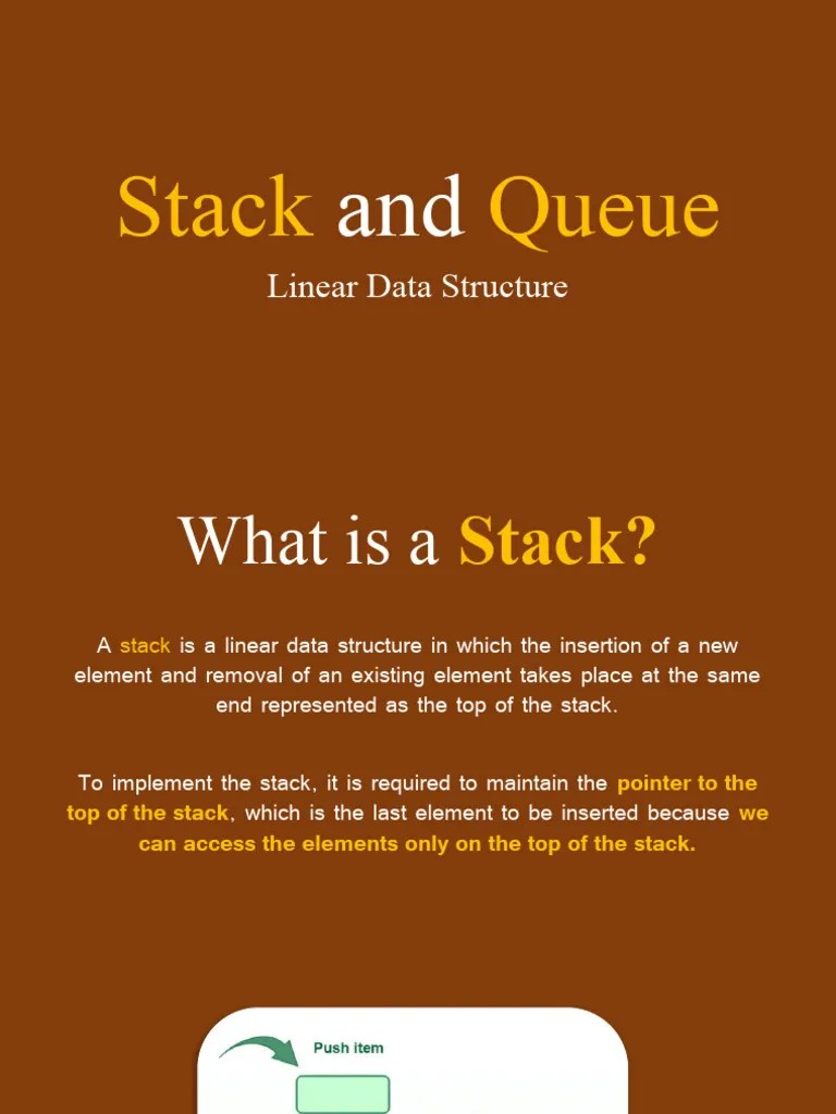 Stack And Queue | PDF | Queue (Abstract Data Type) | Algorithms And ...
