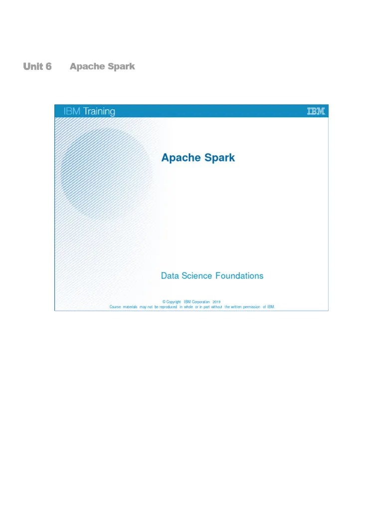 06-Apache Spark | PDF | Apache Spark | Apache Hadoop