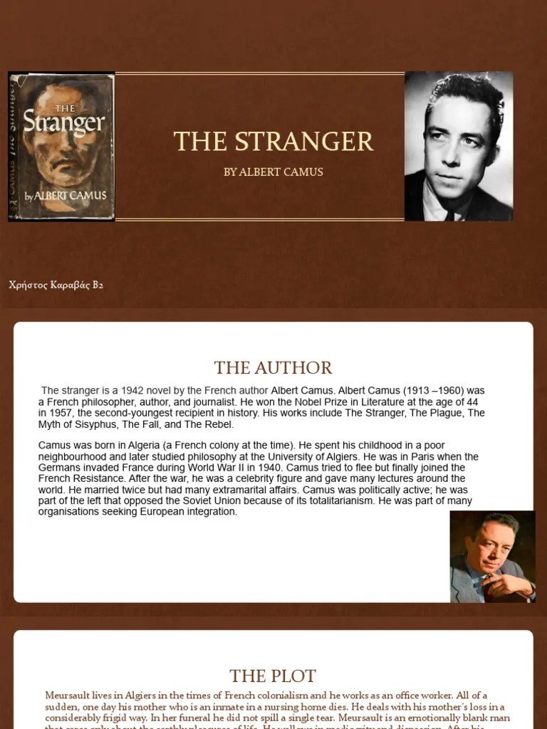 The Stranger | PDF | Albert Camus