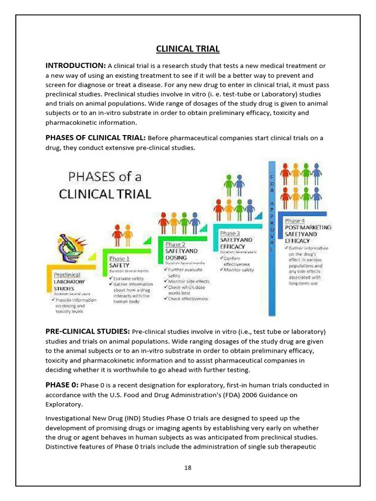 Clinical Trial | PDF | Phases Of Clinical Research | Clinical Trial