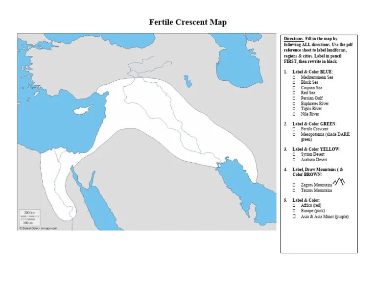 Fertile Crescent Mapping Guide PDF 1