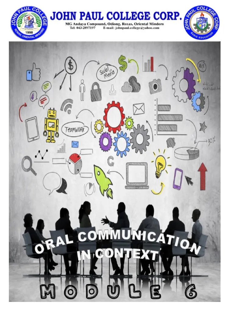 Module 6. Oralcom | PDF | Communication | Speech