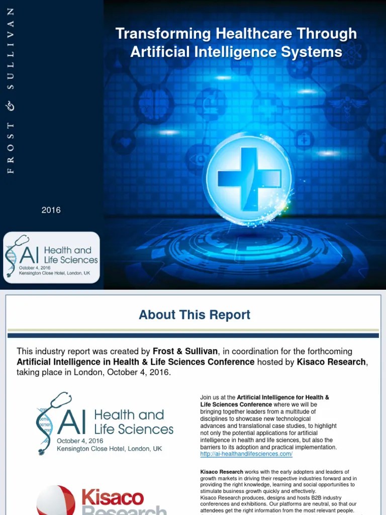 Transforming Healthcare Through Artificial Intelligence Systems ...