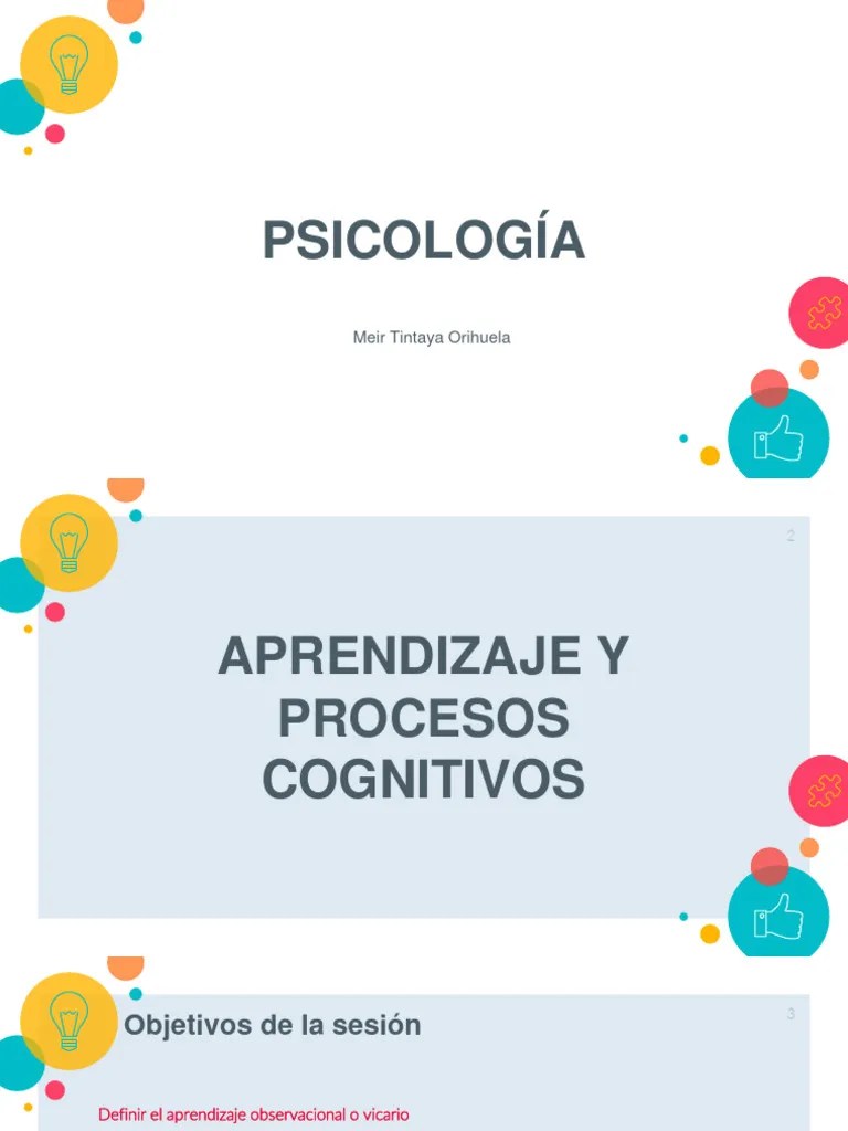 05 Aprendizaje Y Procesos Cognitivos - AO | PDF | Aprendizaje ...