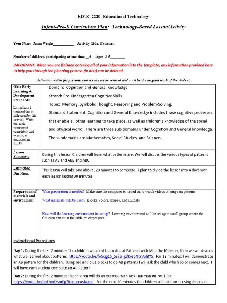 Patterns | PDF | Cognition | Learning