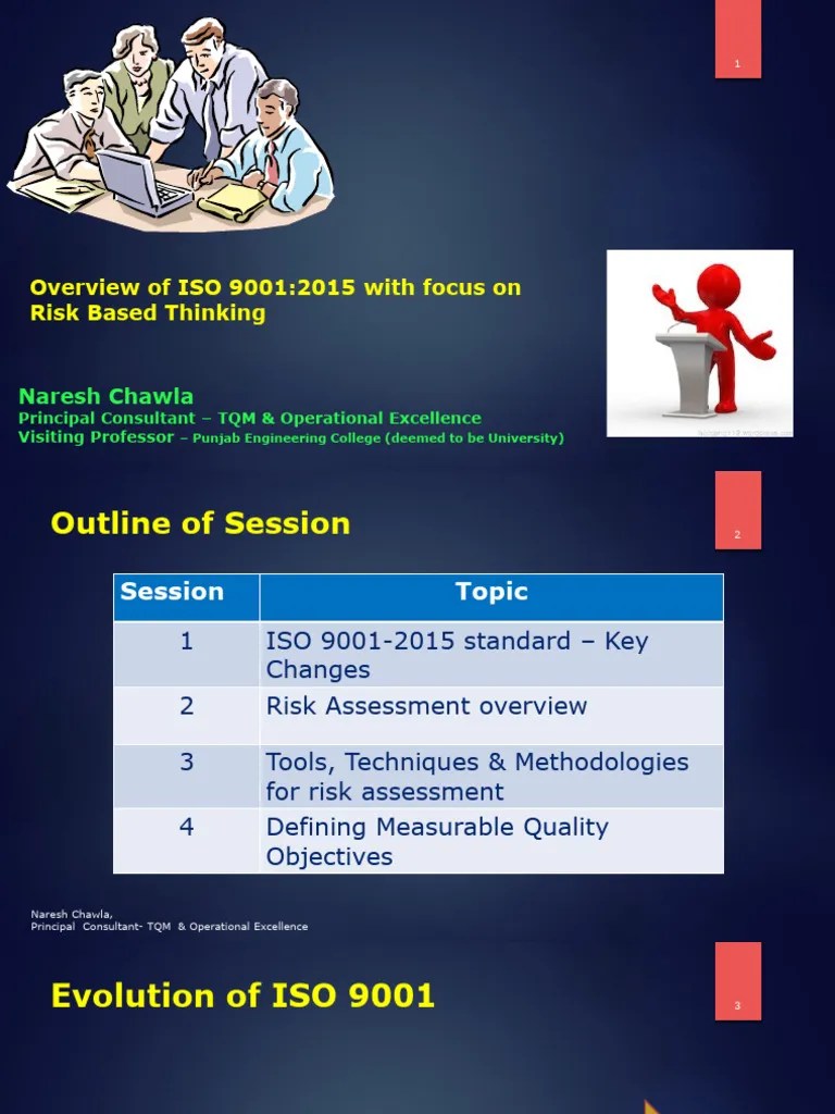 Risk Based Thinking | PDF | Risk | Iso 9000