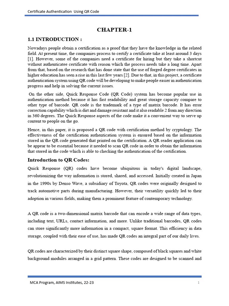 Chapter | PDF | Authentication | Qr Code