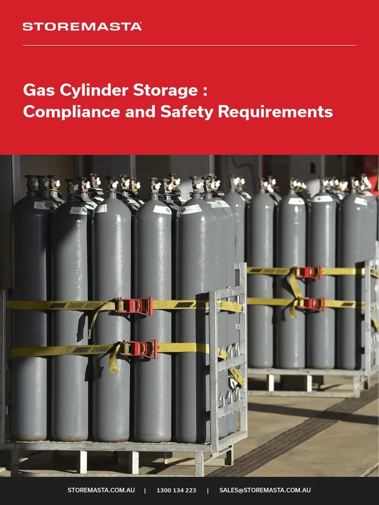 Gas Cylinder Storage Compliance And Safety Requirements 18-11-19 | PDF ...