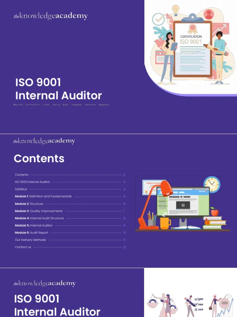 ISO 9001 Internal Auditor | Download Free PDF | Iso 9000 | Internal Audit
