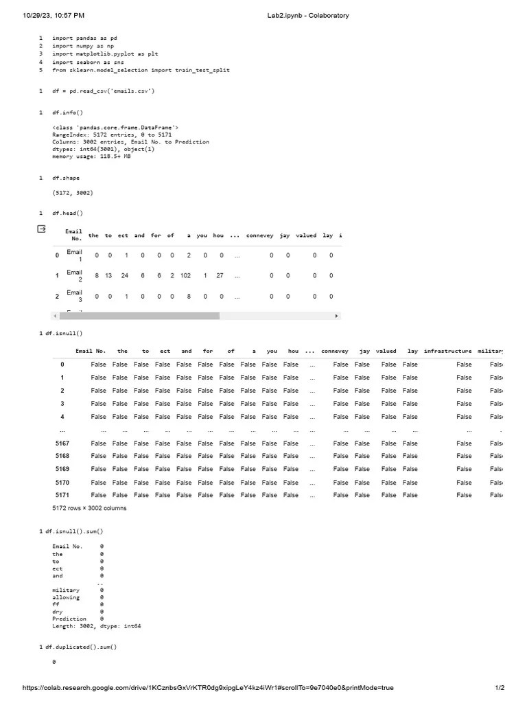 Lab2.ipynb - Colaboratory | PDF | Statistics | Cybernetics