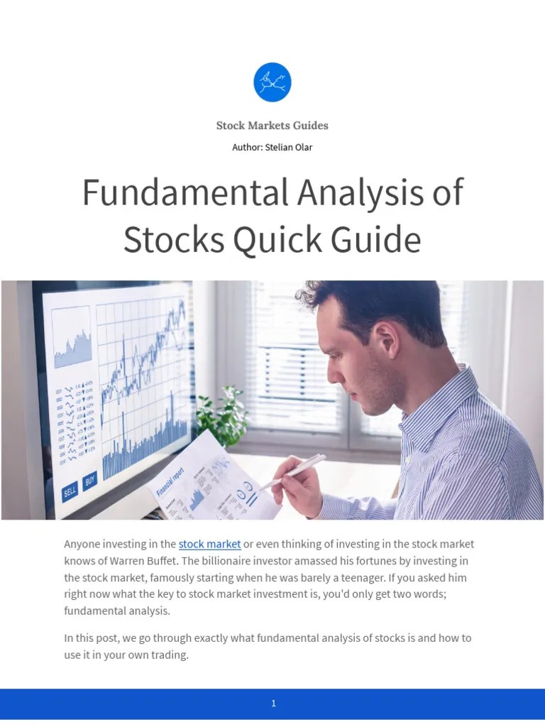 Fundamental Analysis Of Stocks Quick Guide | PDF | Dividend | Stocks