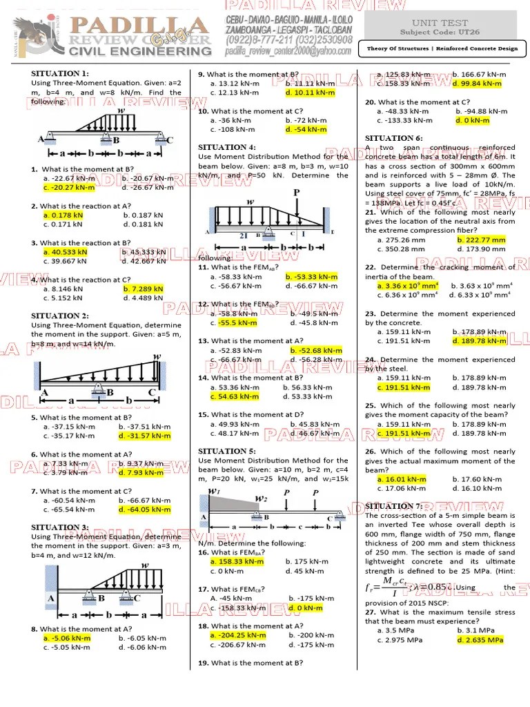 Design Of Concrete Structures Ii Pdf Engineering Test Assessment - Gradient Photos - Gorgeous Full HD Collection