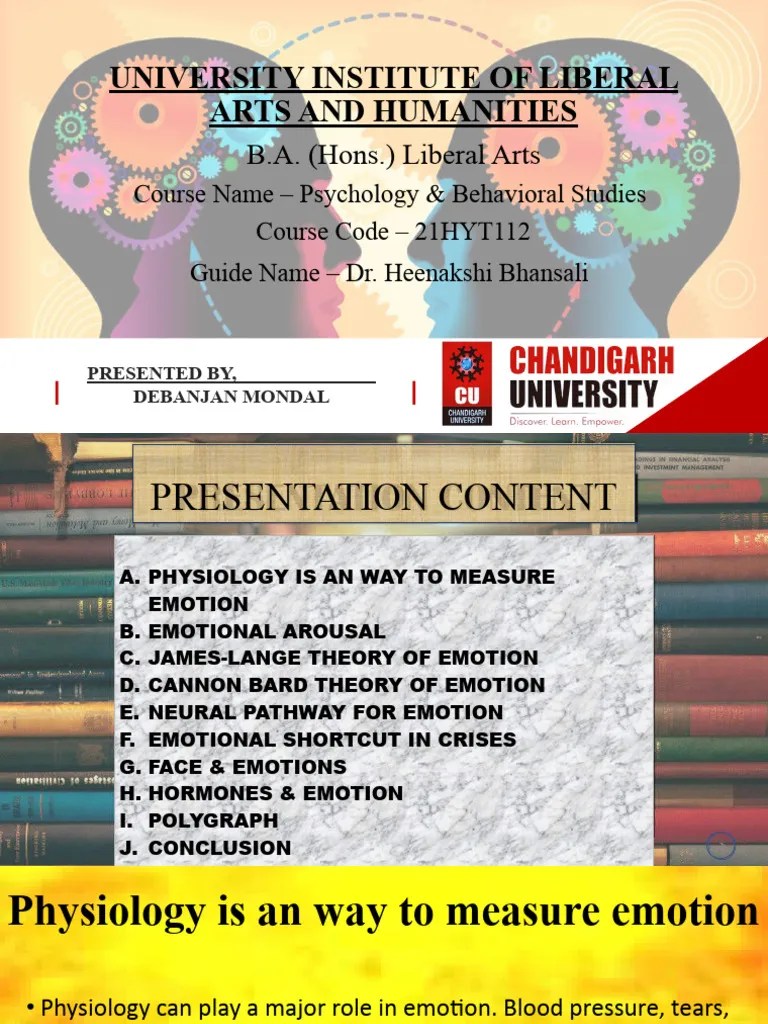 Physiology Of Emotion | PDF | Emotions | Thalamus