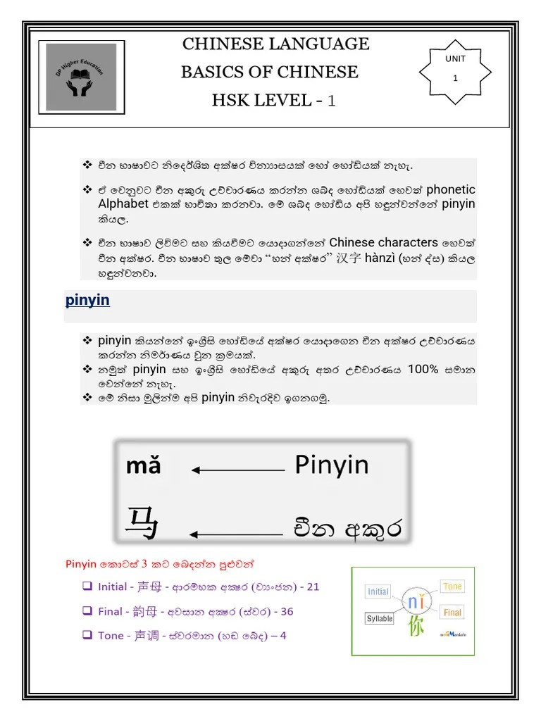 Basic Of Chinese | PDF