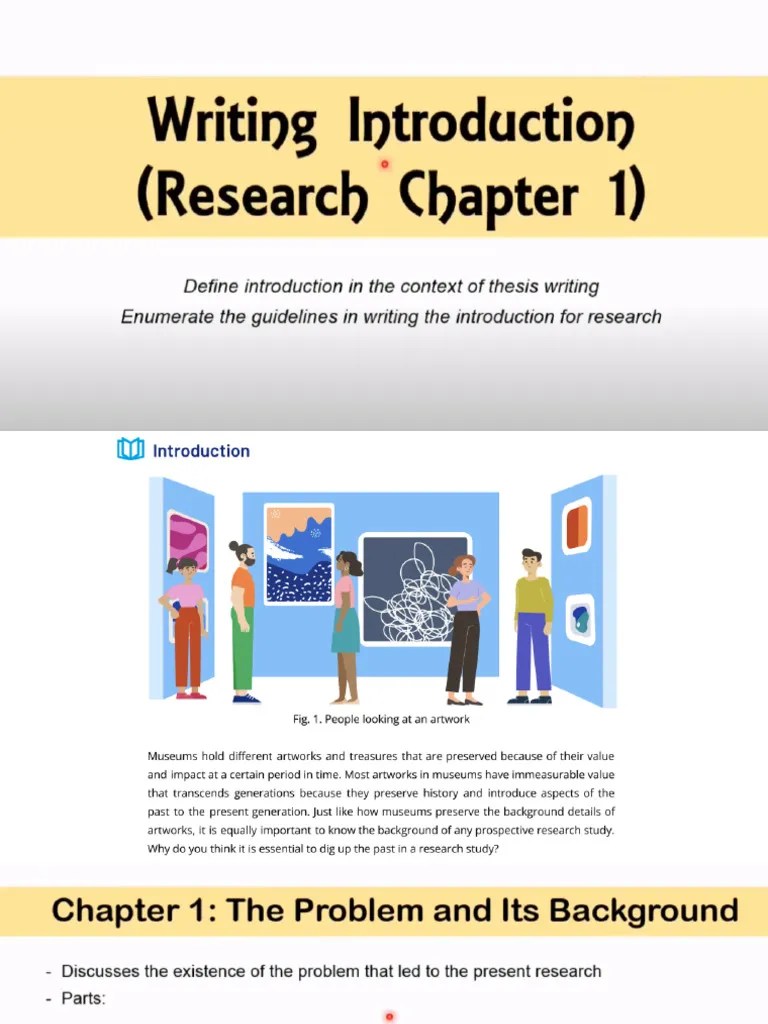 Writing The Research Background | PDF