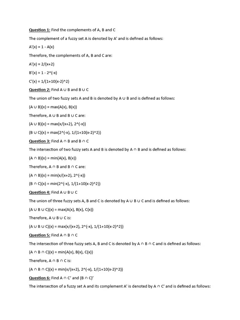 Fuzzy Logic Tutorial 2 | PDF | Fuzzy Logic | Mathematical Concepts