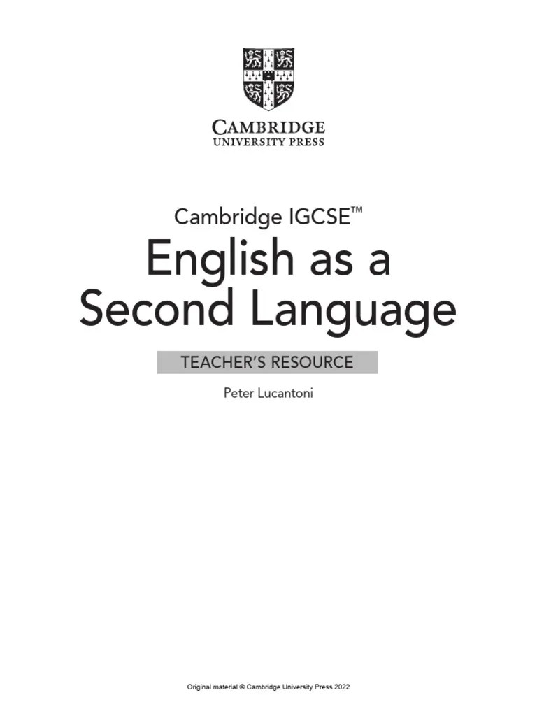 Igcse Esl 6ed Units01 02 | PDF