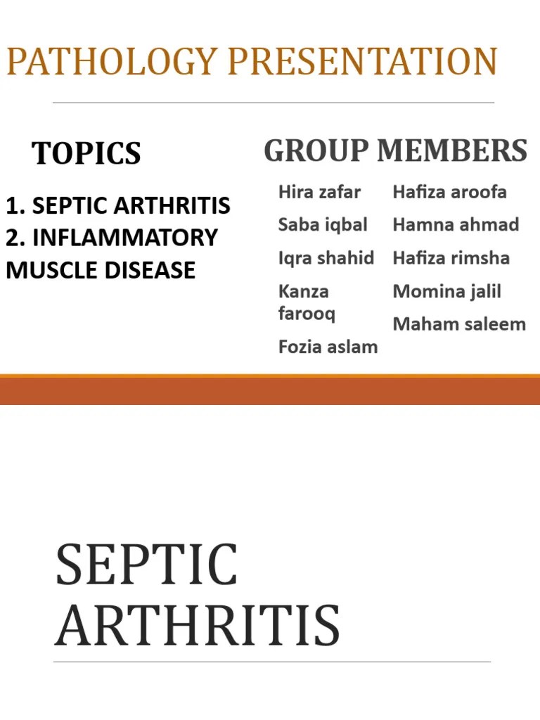 Septic Arthritis | PDF | Epidemiology | Clinical Medicine