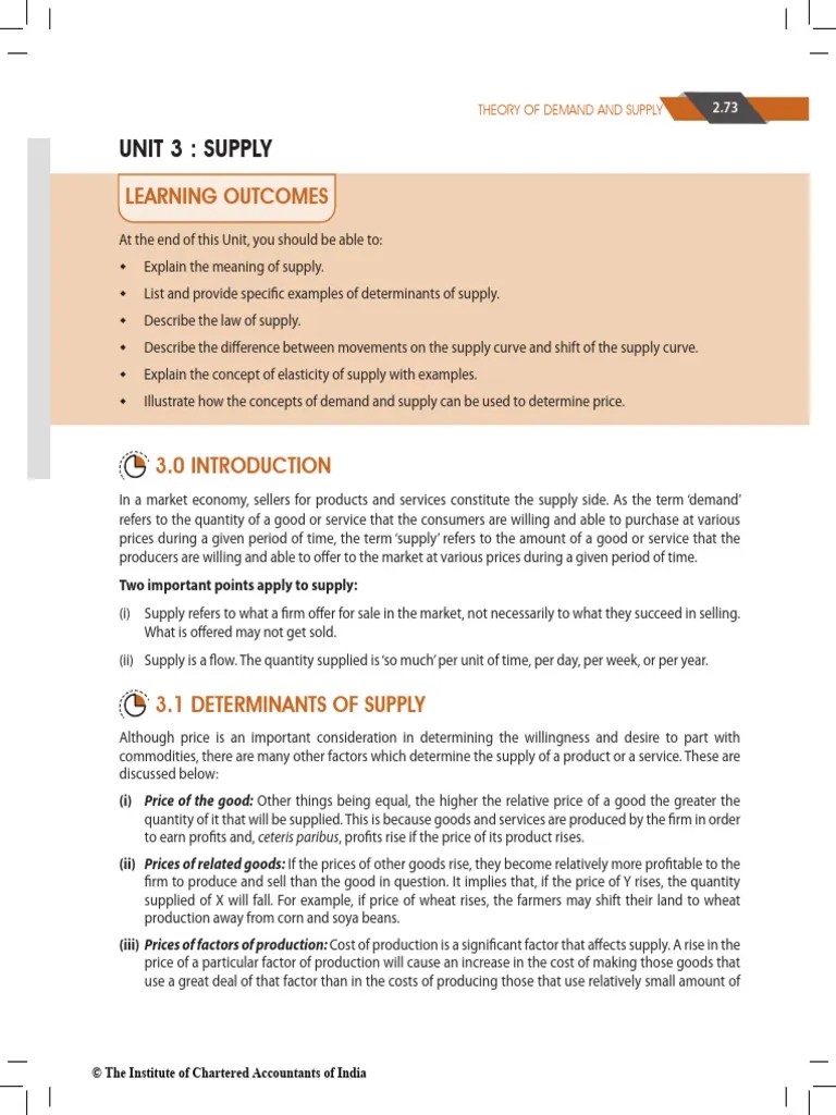Theory Of Demand And Supply 1 | PDF | Supply (Economics) | Elasticity ...