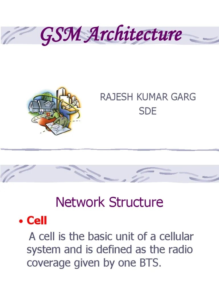 GSM Architecture | PDF | Networks | Mobile Telecommunications