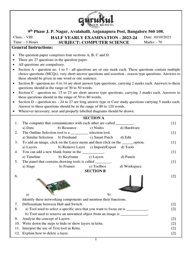 8 Computer Science HYE | PDF | Computing | Computer Science