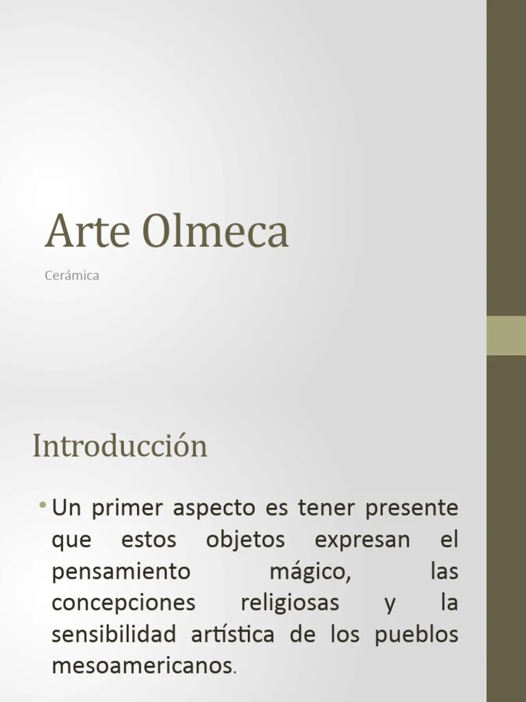 Arte Olmeca | PDF | Cerámica | Cerámica