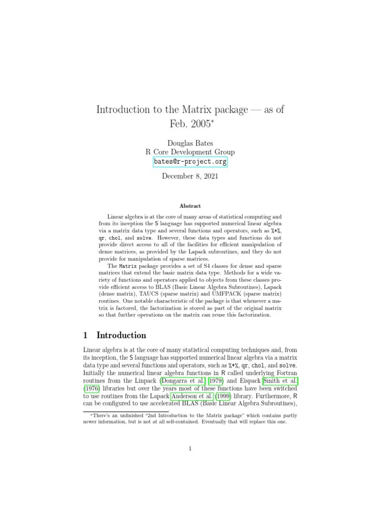 Introduction | PDF | Matrix (Mathematics) | Mathematical Concepts