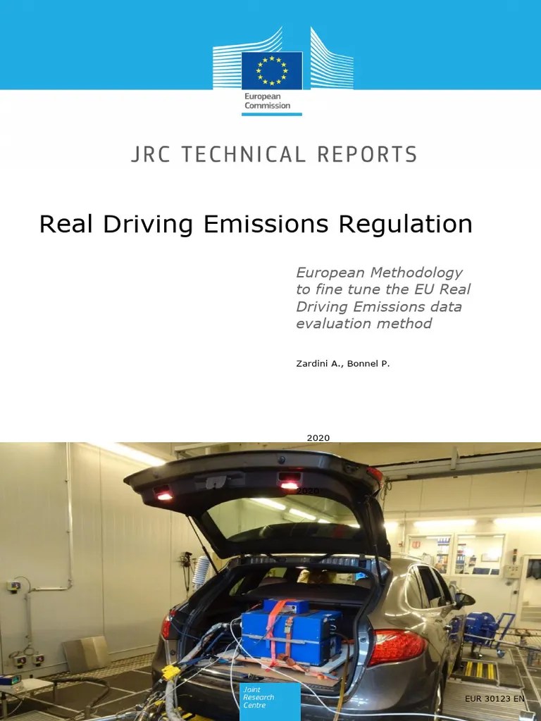 Real Driving Emissions Regulation-KJNA30123ENN | PDF | Air Pollution ...