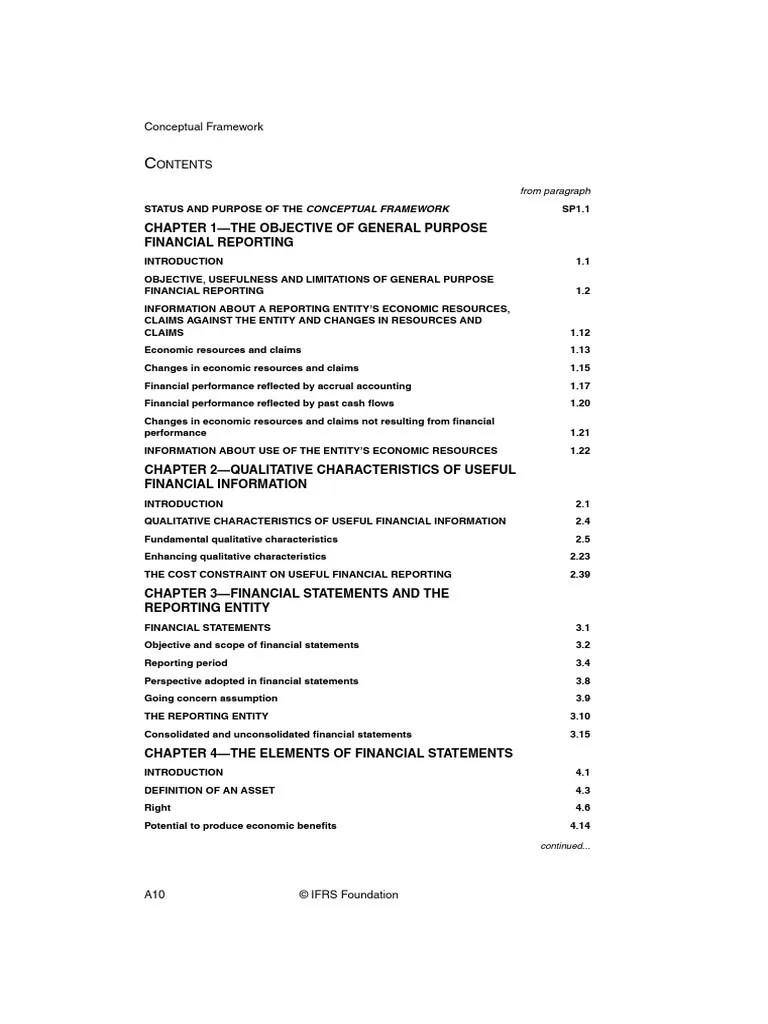 Conceptual Framework For Financial Reporting | PDF | Financial ...