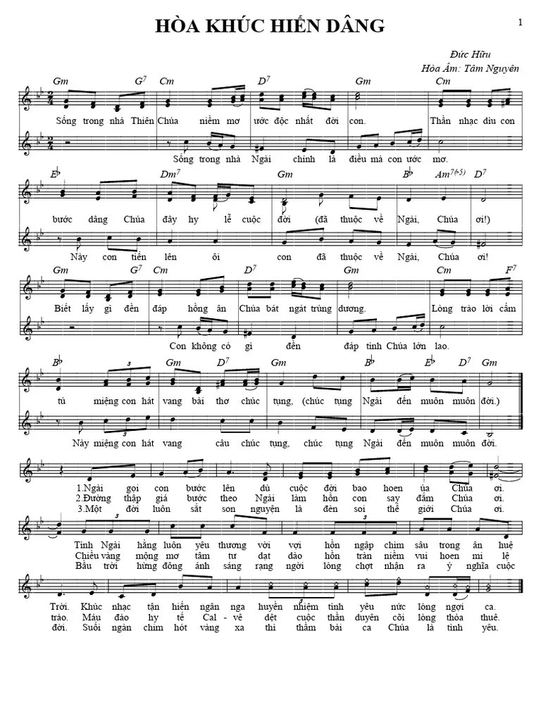 Hoa Khuc Hien Dang - Duc Huu | PDF