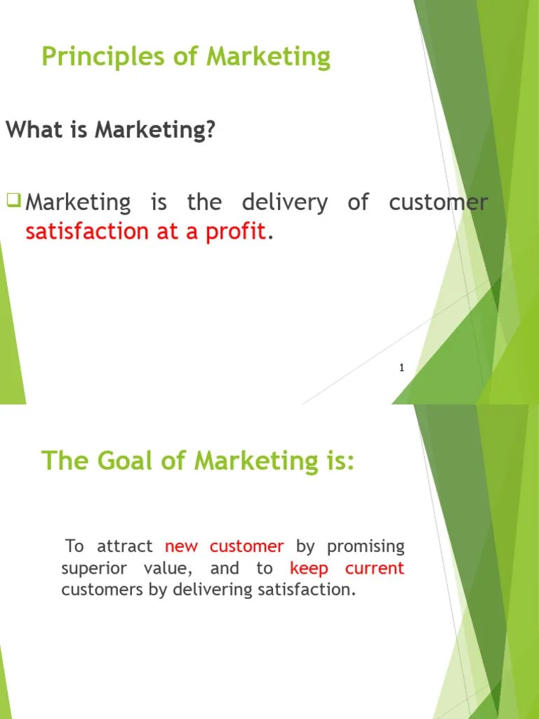 Introduction To Marketing | PDF | Marketing | Sales
