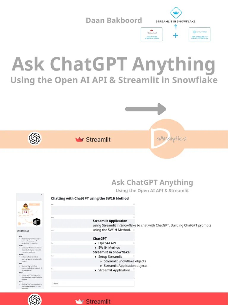 ChatGPT Streamlit In Snowflake | PDF | Artificial Intelligence ...