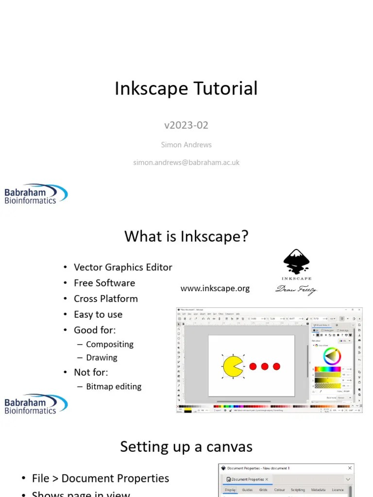 Inkscape Tutorial | PDF | Computing | Computer Graphics