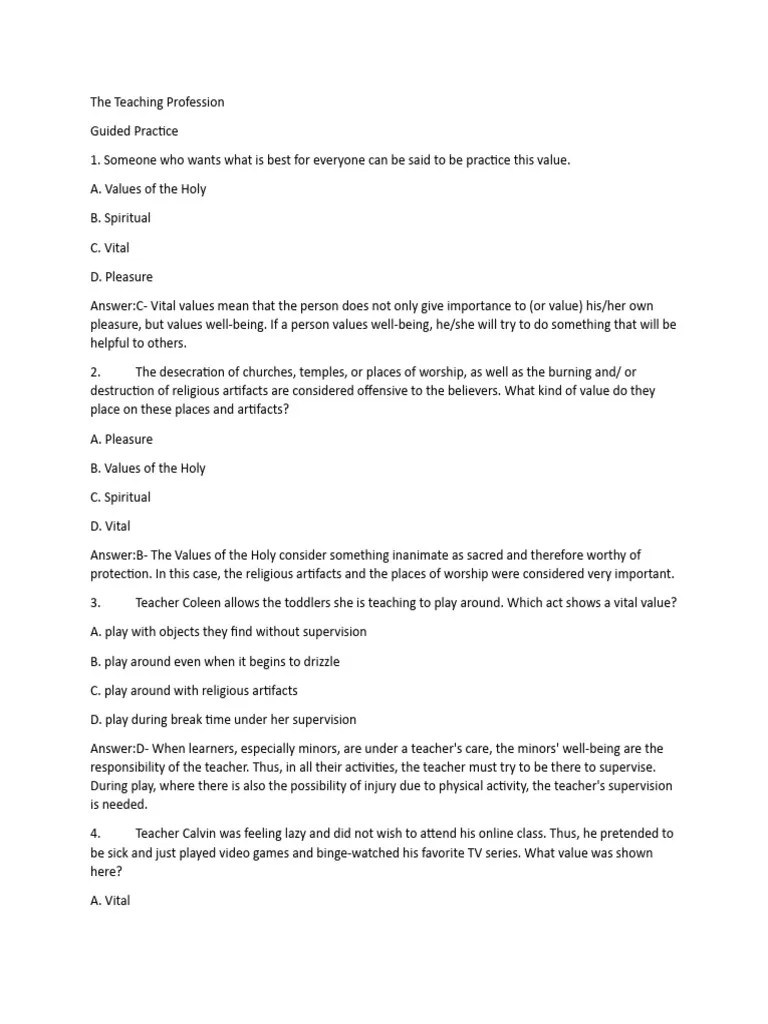 The Teaching Profession | PDF | Teachers | Academic Degree