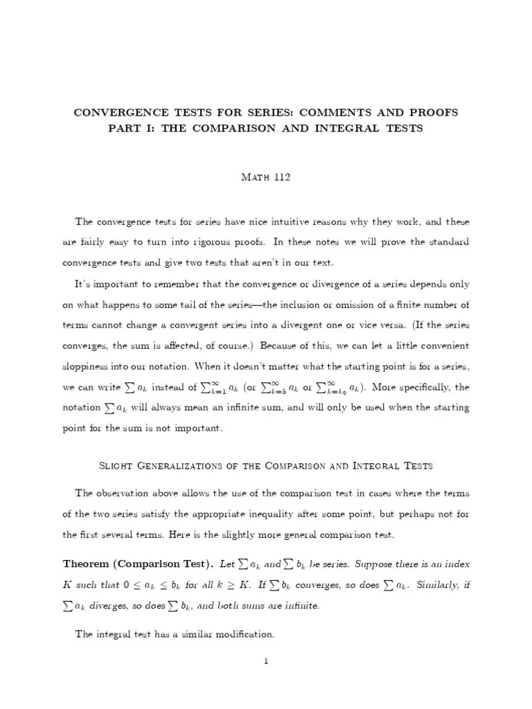 Series 1 | PDF | Limit (Mathematics) | Analysis