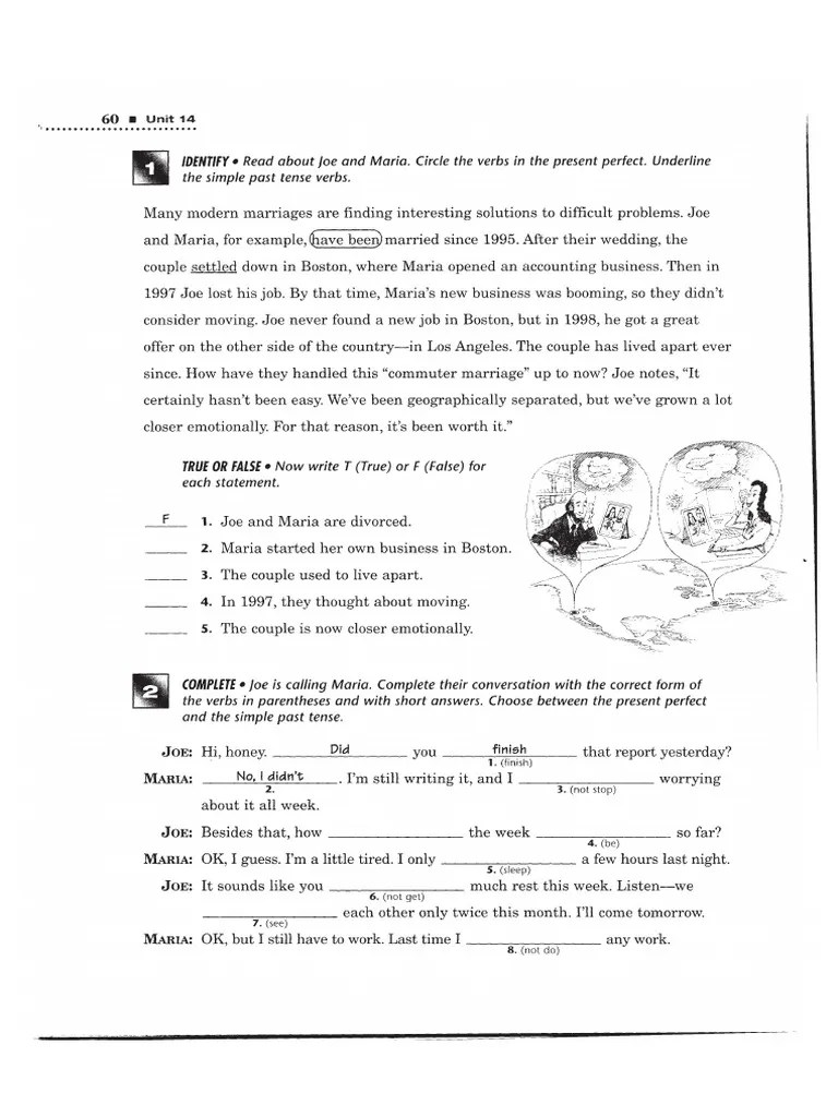 Present Perfect And Past Simple | PDF