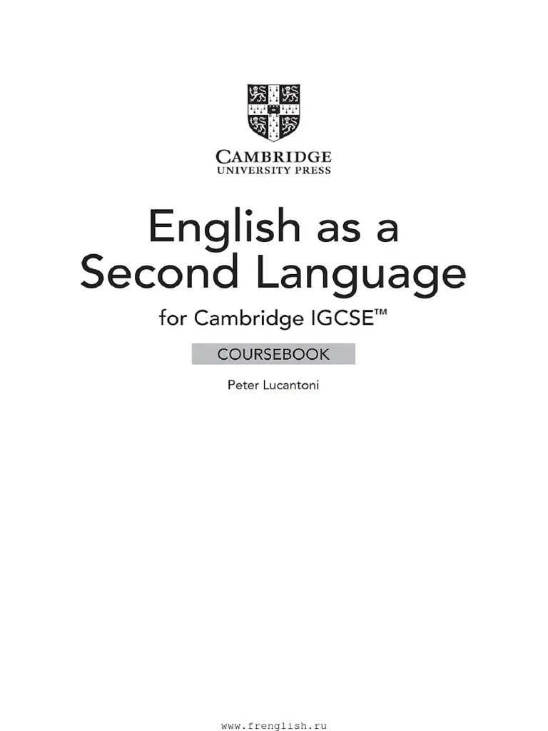 Cambridge IGCSE English As A Second Language Sixth Edition WWW | PDF