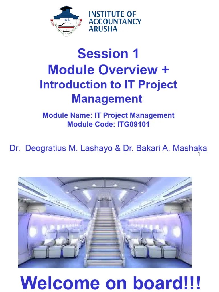 Session One - Introduction To Module And It Project | PDF | Project ...