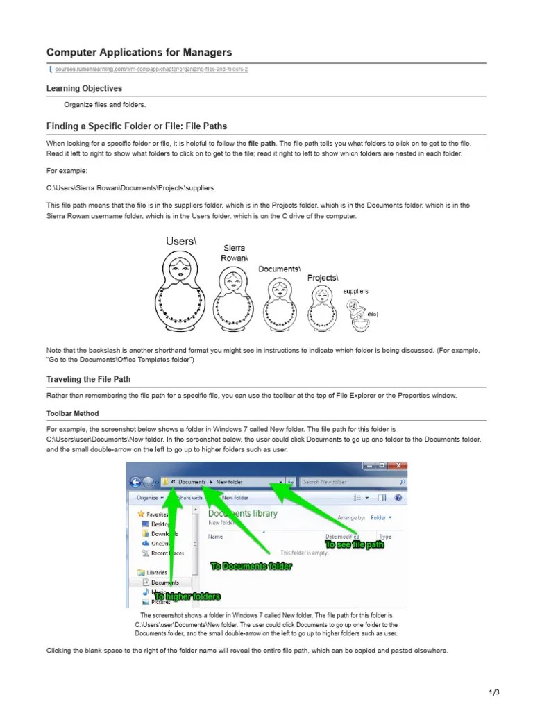 File & Folder Management 02 | PDF | Computer File | Directory (Computing)